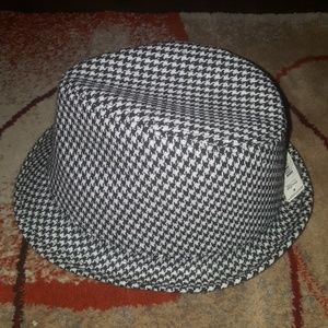Unisex Classic Houndstooth Fedora Hat